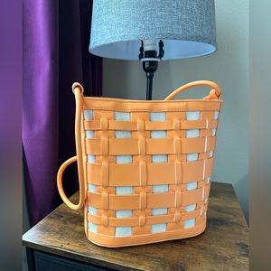 Orange Woven Purse